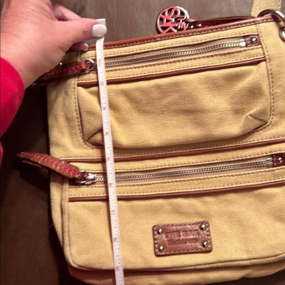 The Sak Tan and Brown Crossbody Bag - Picture 14 of 14
